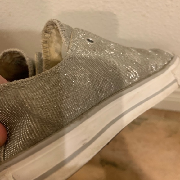 silver velcro converse